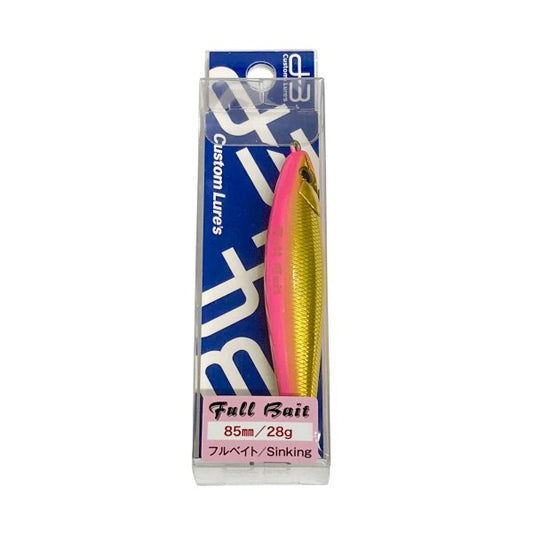 D-3 CUSTOM LURES FULL BAIT 85mm : 28g SINKING #F16 PGP freshwater fishing lure — photo 2