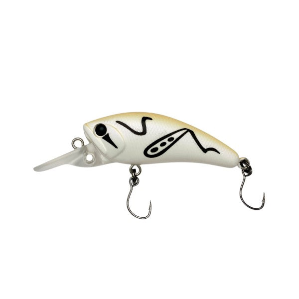 D-3 CUSTOM LURES DIVING DAHLIA 45F 45mm : 4.2g FLOATING #9 WH - ING freshwater fishing lure
