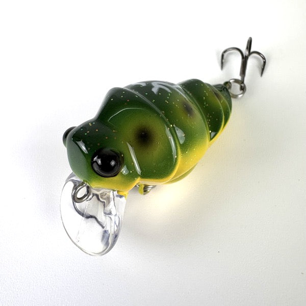 D-3 CUSTOM LURES FUKUSEMI SHALLOW 39mm : 6.3g FLOATING #IB-1 OLD FROG