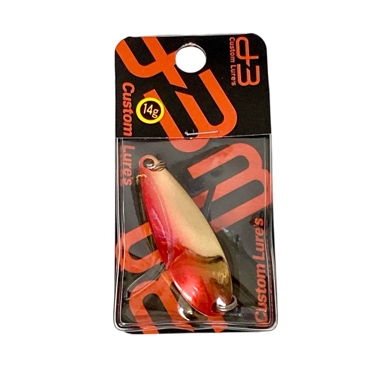 D-3 CUSTOM LURES CUSTOM SPOON 14g #1 RG - Britannic Trade