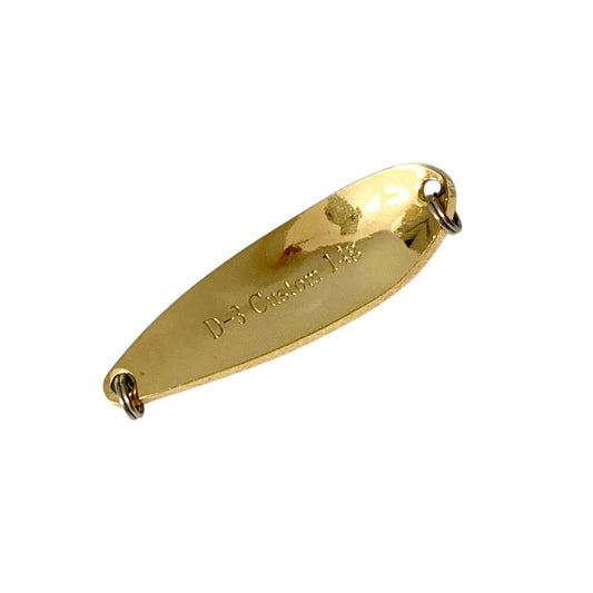 D-3 CUSTOM LURES CUSTOM SPOON 10g #2 GGOR freshwater fishing lure — photo 2