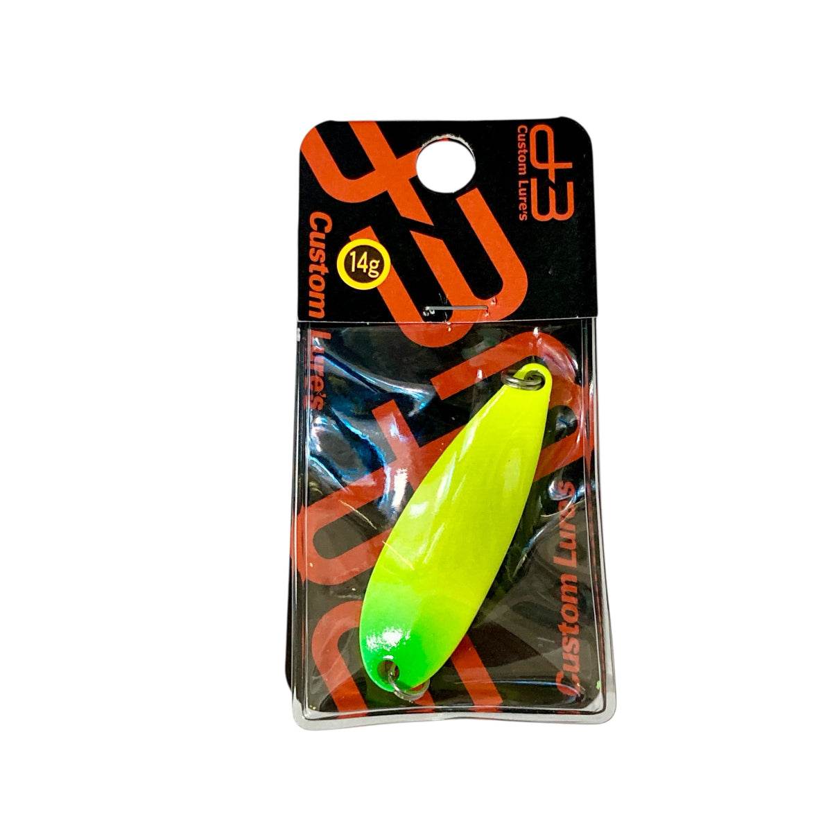 D-3 CUSTOM LURES CUSTOM SPOON 14g #8 WCH - Britannic Trade