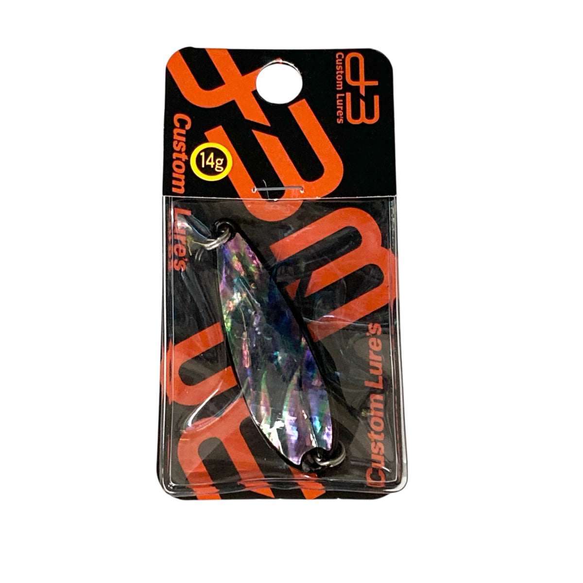 D-3 CUSTOM LURES CUSTOM SPOON 7g #S1 BKS