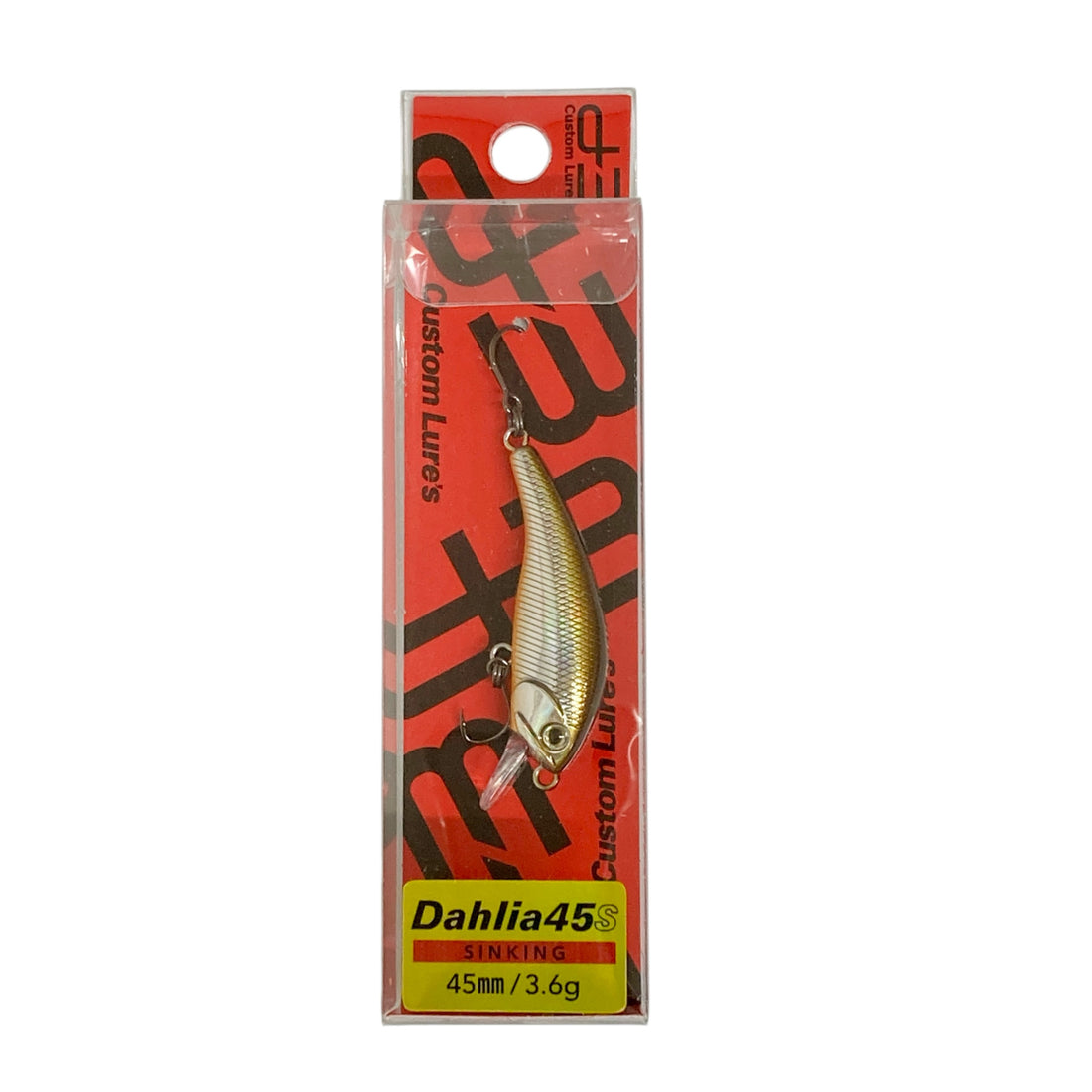 D-3 CUSTOM LURES DAHLIA 45S 45mm : 3.6g SINKING #02 TS freshwater fishing lure — photo 2