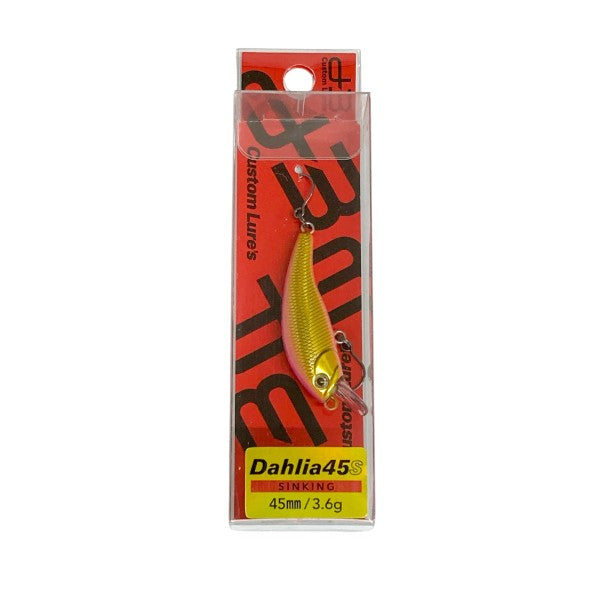 D-3 CUSTOM LURES DAHLIA 45S 45mm : 3.6g SINKING #5 PGR freshwater fishing lure — photo 2