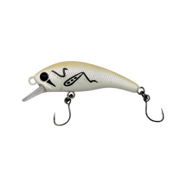 D-3 CUSTOM LURES DAHLIA 45S 45mm : 3.6g SINKING #9 WH - ING freshwater fishing lure