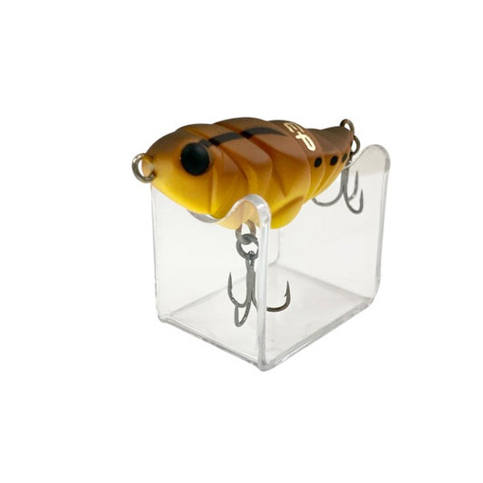 D-3 CUSTOM LURES BATTA EBISEN mp 40mm : 2.5g Floating #02 CHA INAGO freshwater fishing lure — photo 2