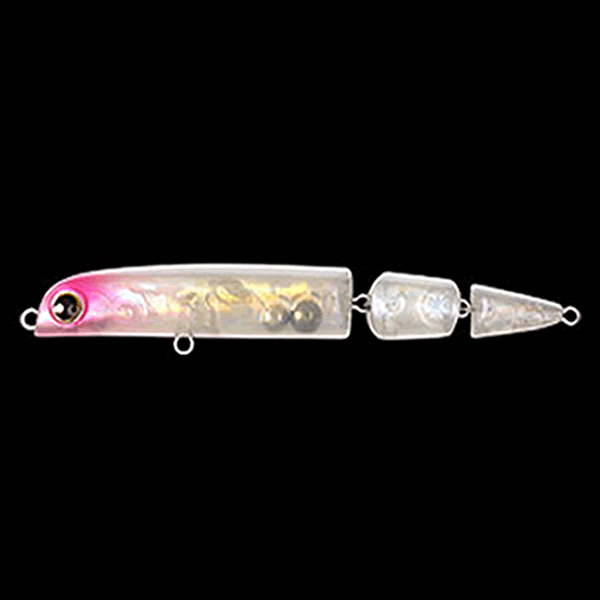 LONGIN PLEX SUIMEN CHOKKA 85mm : 7.5g S069CM PASTEL WHITE(CLEARMAGMA) saltwater fishing lure