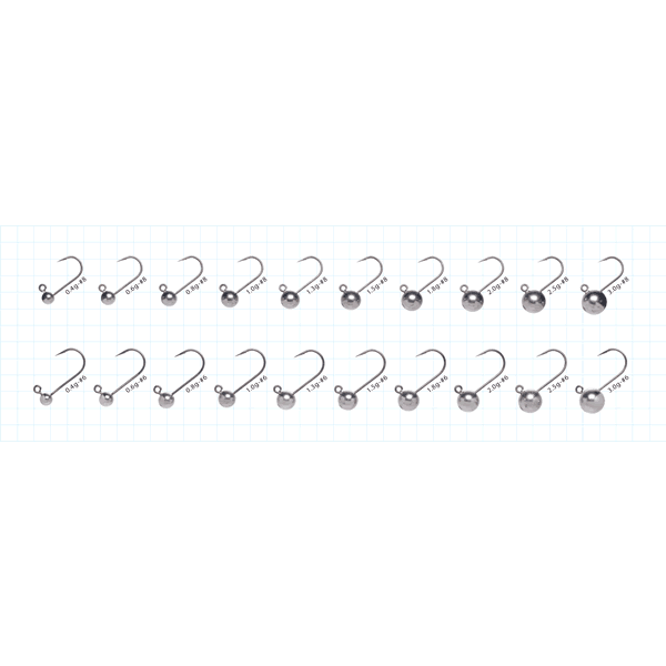 Arukazik Japan AR.HEAD JACK UPPER OP 0.4g #6 (4 pcs/pack)