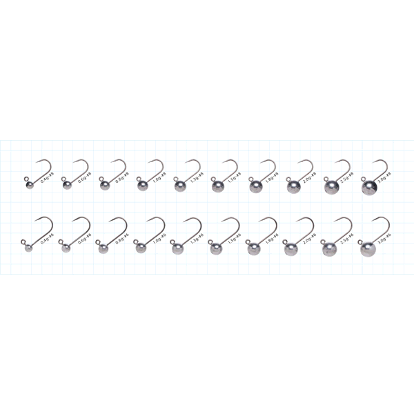 Arukazik Japan AR.HEAD JACK UPPER OP 0.6g #6 (4 pcs/pack)