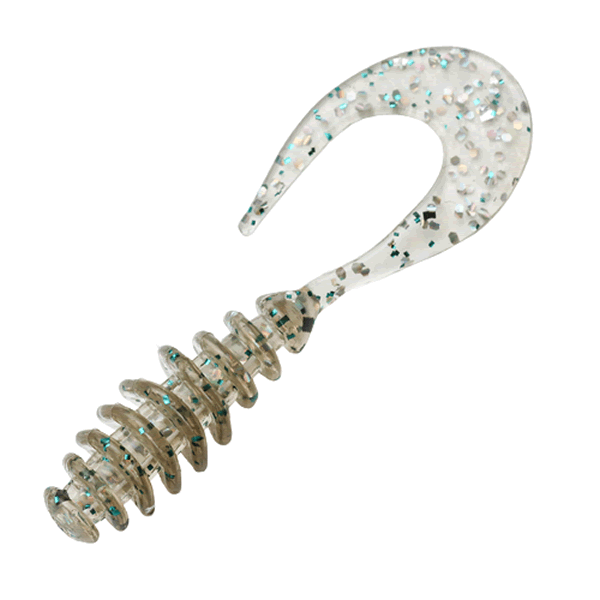 Arukazik Japan BM. CURLY 2.0" (8 pcs/pack) #213 SMOKE HOLO