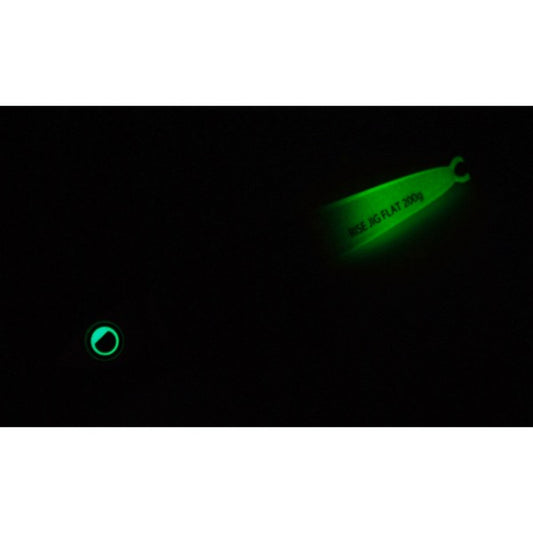 RISE JAPAN RISE JIG FLAT 250g #RJ15 REAR GLOW saltwater fishing lure — photo 2