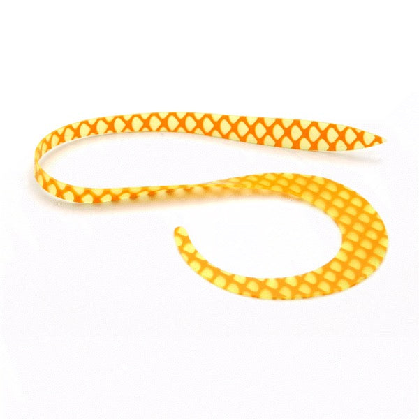 RISE JAPAN NAMIDAMA NECKTIE HUTOMIJIKA CURLY #NF15 CHART ORANGE CHECK saltwater fishing lure