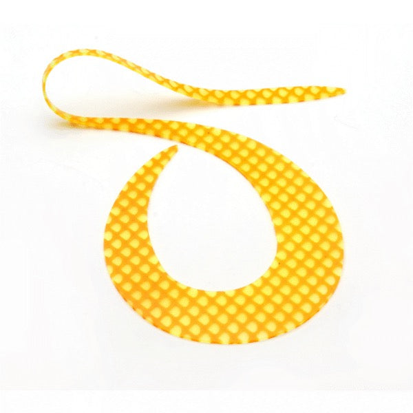 RISE JAPAN NAMIDAMA NECKTIE DODEKA CURLY #ND15 CHART ORANGE CHECK saltwater fishing lure