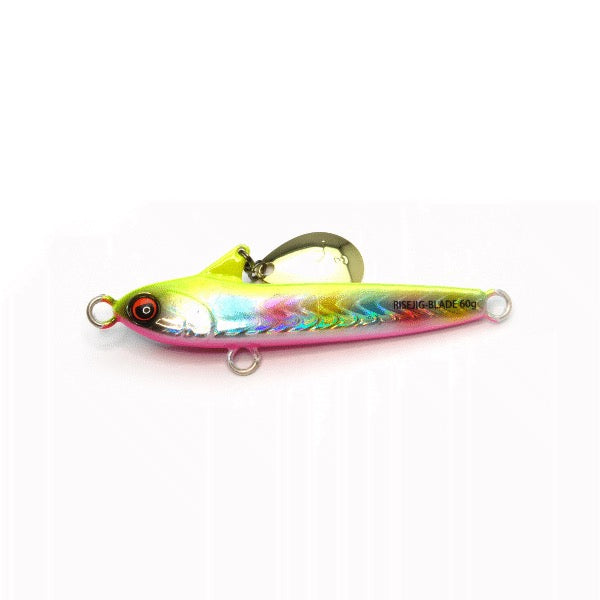 RISE JAPAN RISE JIG BLADE 60g #RB06 UV LEMON CANDY saltwater fishing lure