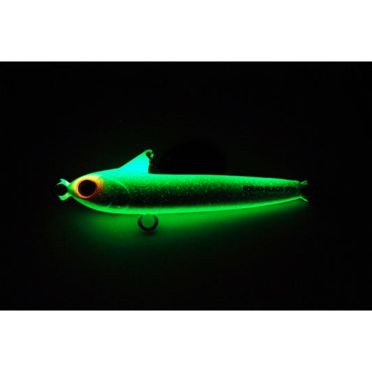 RISE JAPAN RISE JIG BLADE 80g #RB07 GLOW SAND saltwater fishing lure — photo 2