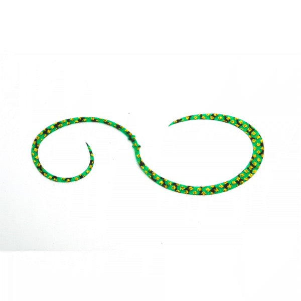 RISE JAPAN NAMIDAMA NECKTIE CHODOYO CURLY #NC13 GREEN GOLD DOT