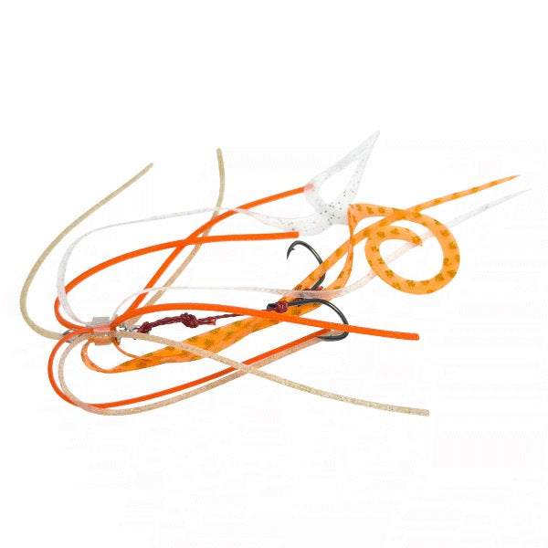 RISE JAPAN NAMIDAMA UNIT CURLY S #YCS07 ORANGE SHRIMP UV CLEAR GLITTER