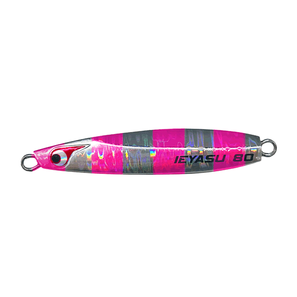 BOZLES TG IEYASU 60g PINK SILVER ZEBRA saltwater fishing lure
