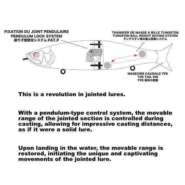 TREFLE CREATION MIRAGE JT 128 S 128mm, 28g Sinking PEARL IWASHI - Britannic Trade