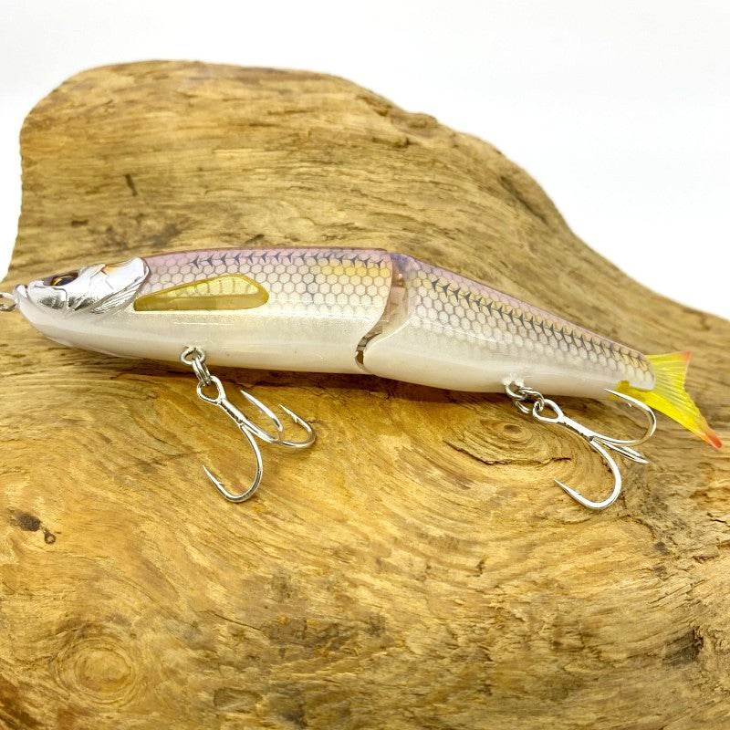 TREFLE CREATION MIRAGE JT 128 S 128mm, 28g Sinking CLEAR PEARL AJI - Britannic Trade