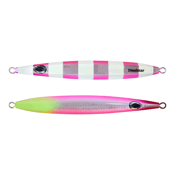 beat & DUALSTAR 180g 159mm : 180g #038 PINK ZEBRA GLOW saltwater fishing lure