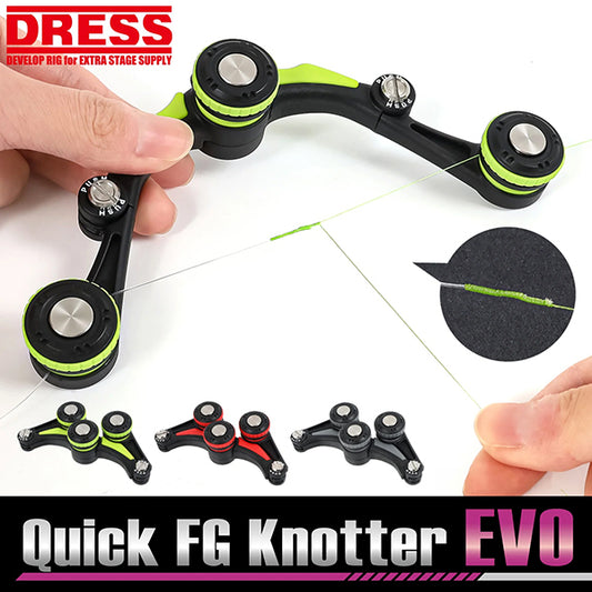 DRESS QUICK FG KNOTTER EVO OPEN 185mm x 67mm x 33mm / CLOSE 114mm x 50mm x 33mm : 81.5g #INFERNO RED fishing accessory — photo 2