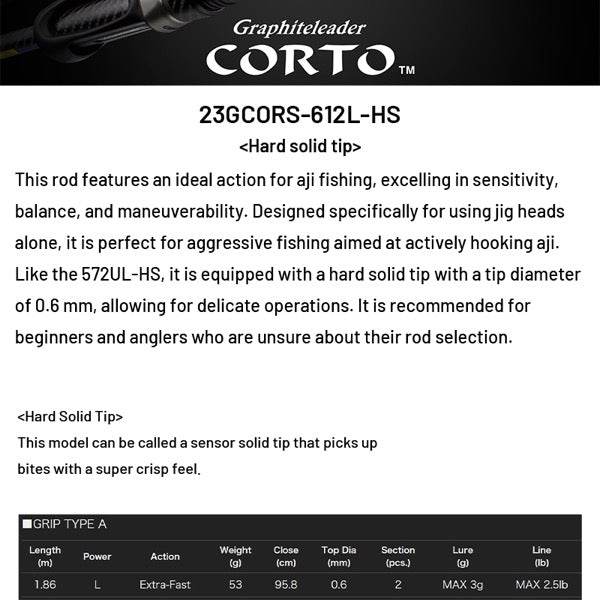 OLYMPIC Graphiteleader CORTO 23GCORS-612L-HS (2 pieces, Spinning) - Britannic Trade