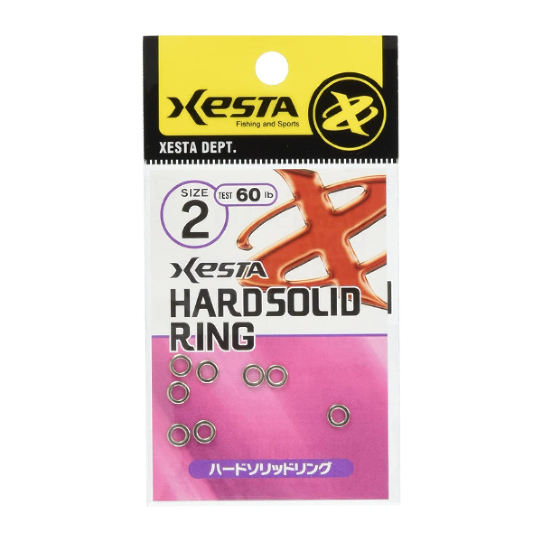 XESTA HARD SOLID RING #3 (6 pcs/pack) fishing terminal tackle