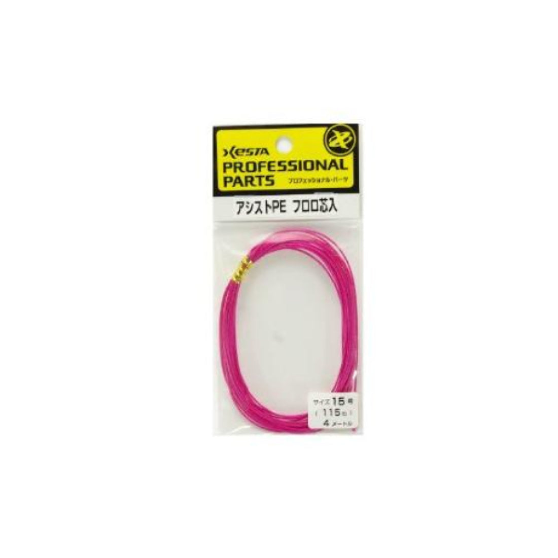 XESTA ASSIST PE (FLUORO CORE) #15(115Lb) : 4m PINK fishing terminal tackle