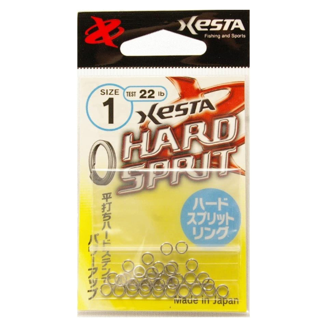 XESTA HARD SPLIT RING #4 (18 pcs/pack) fishing terminal tackle