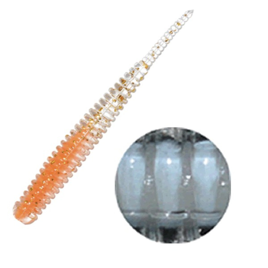 reins AJI ADDER 2" 50mm (12 pcs/pack) 222 CORE WHITE saltwater fishing lure