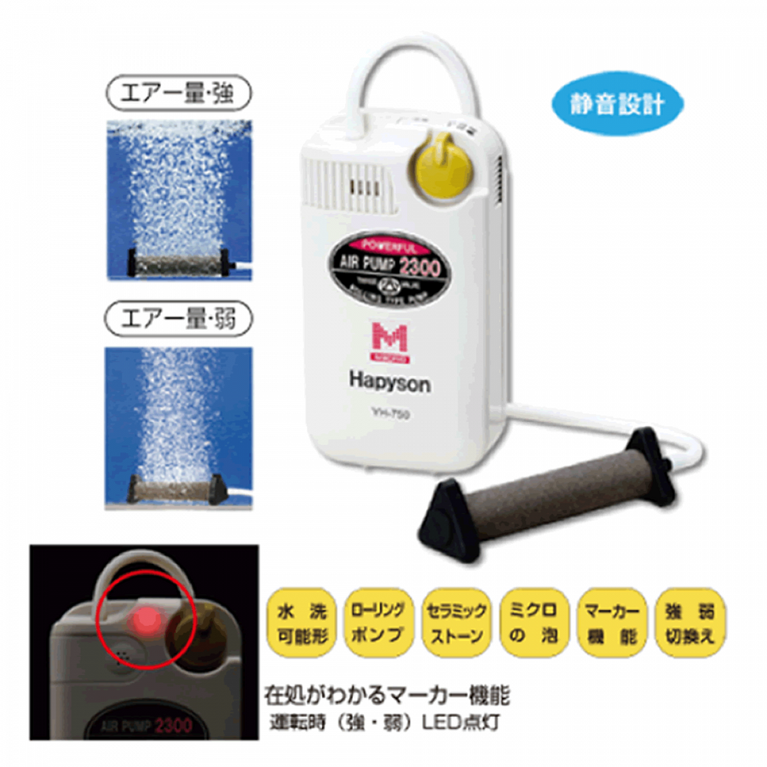 Hapyson YH series about 80x40x150mm YH-750 fishing accessory
