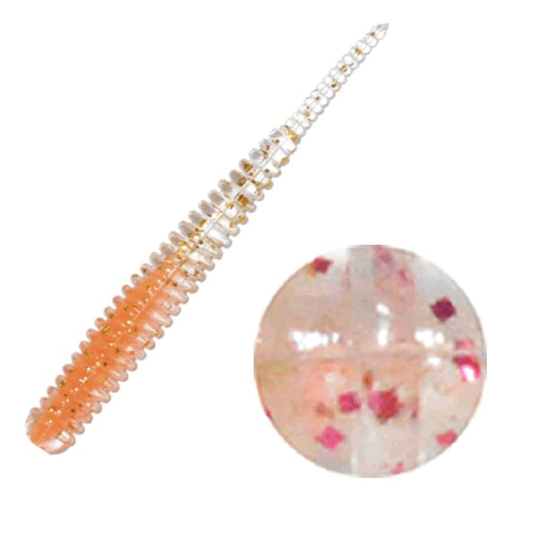 reins AJI RINGER 1.5" 38mm (12 pcs/pack) 228 CORE OKIAMI PINK saltwater fishing lure