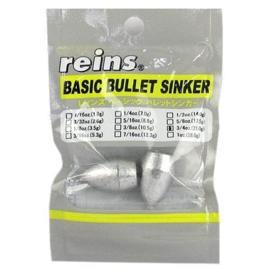 reins BASIC BULLET SINKER 3/4oz - Britannic Trade