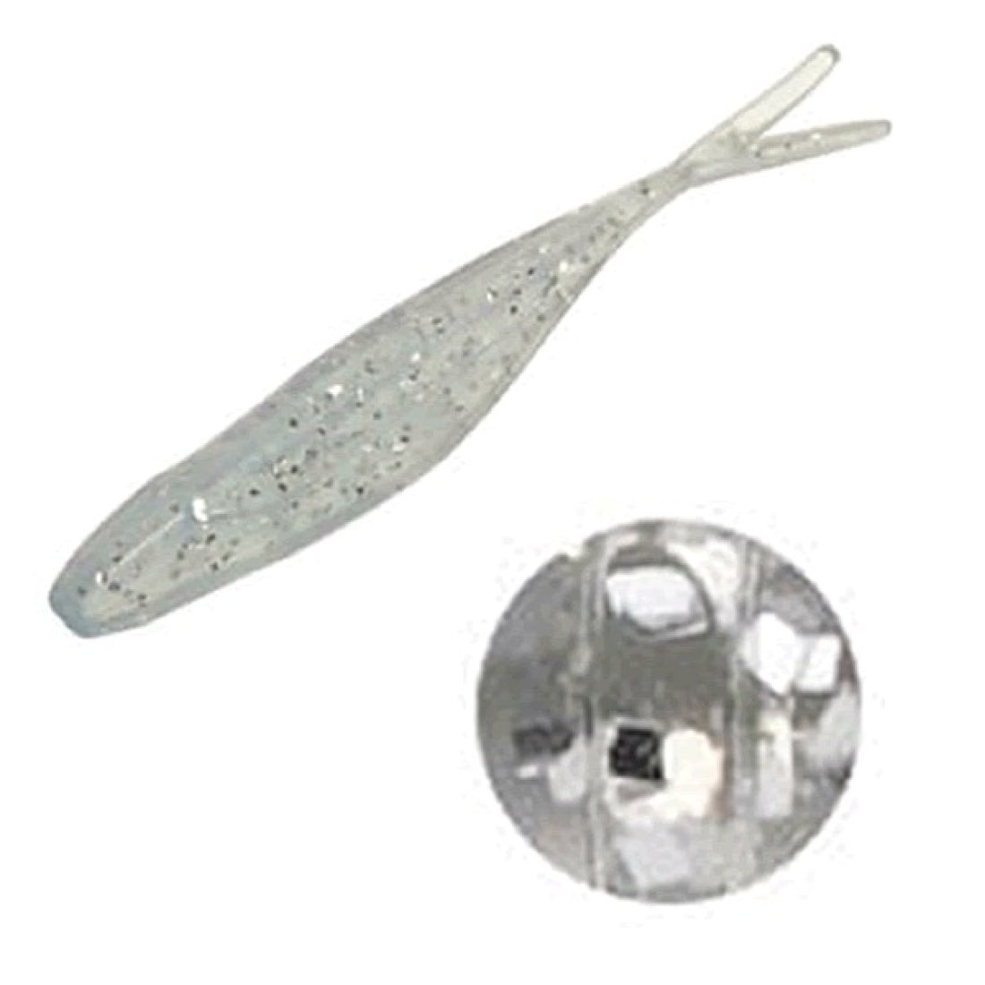 reins AJI MATA SHAD 2" 50mm (15 pcs/pack) 147 AJI KING SILVER saltwater fishing lure