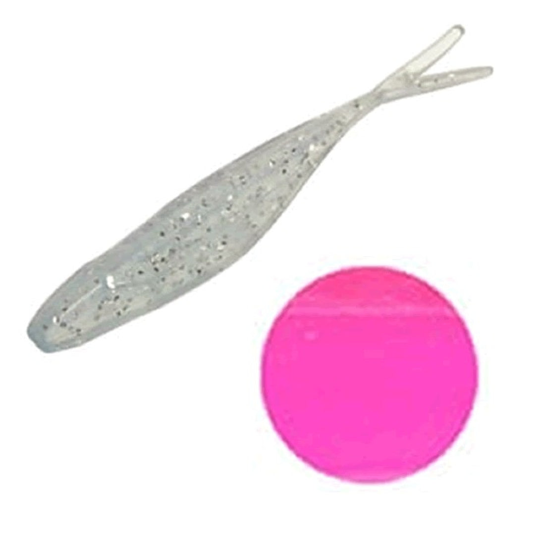 reins AJI MATA SHAD 2" 50mm (15 pcs/pack) 206 UV PINK SIGH saltwater fishing lure