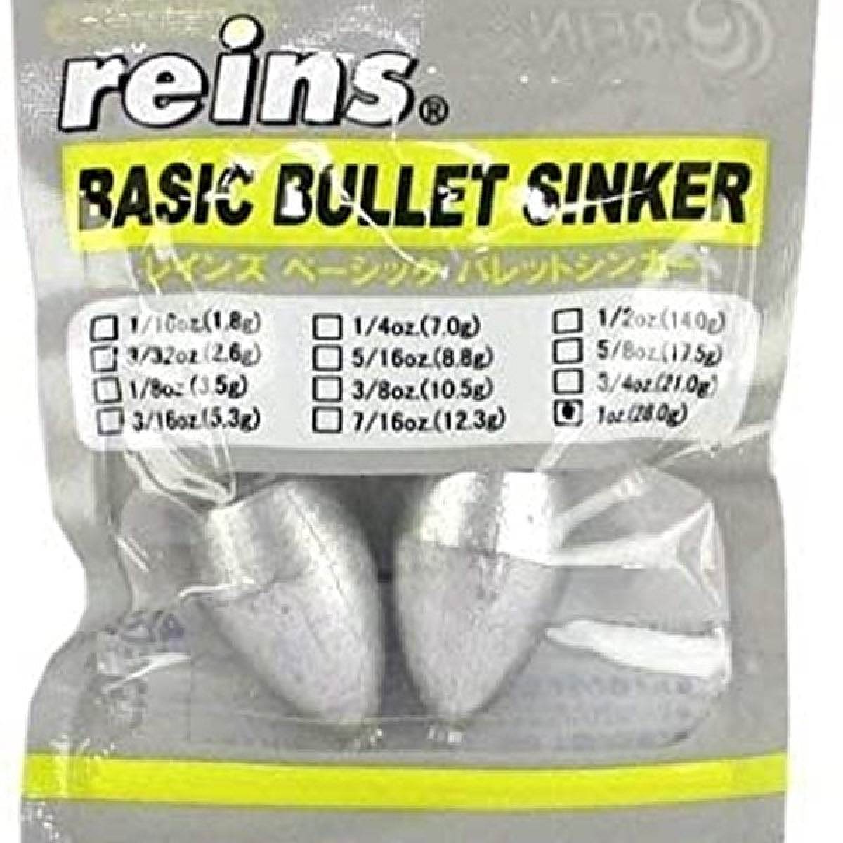 reins BASIC BULLET SINKER 1.2oz - Britannic Trade