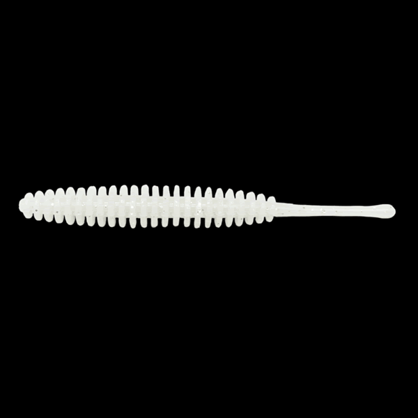 reins FAT AJI RINGER PRO 3" 76mm (12 pcs/pack) 103 GLOW WHITE SILVER saltwater fishing lure