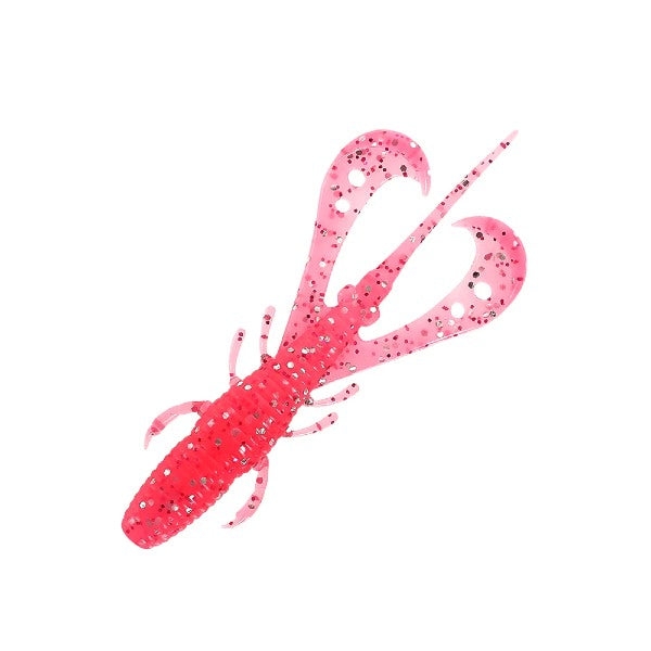 DRESS MOSQUITO CRAW 2.5" (10 pcs/pack) PINK GLOW saltwater fishing lure