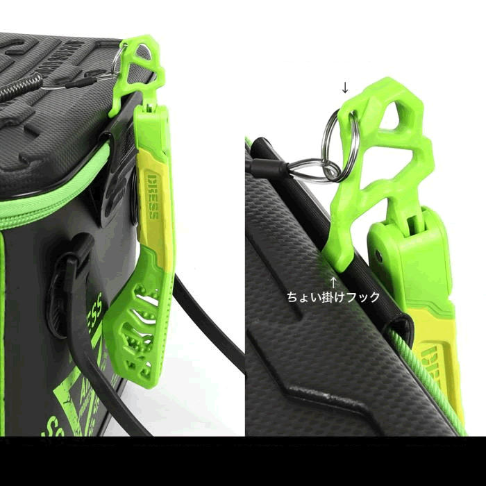 DRESS DINO GRIP EVO 24.6cm×2cm×4cm : 70g GREEN / LIME GREEN