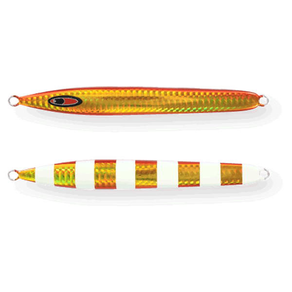 SEAFLOOR CONTROL ARC 260g #15 GOLD RED ZEBRA GLOW saltwater fishing lure