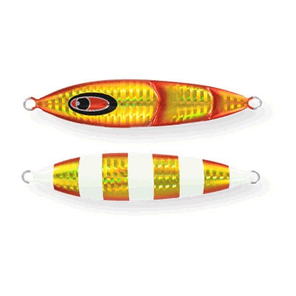 SEAFLOOR CONTROL CRANKY 260g #15 GOLD RED ZEBRA GLOW saltwater fishing lure