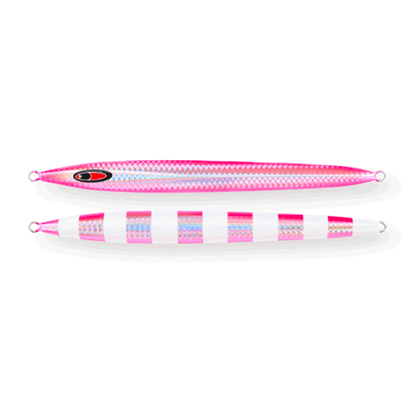 SEAFLOOR CONTROL MESSIAH SEMI-LONG 270g #12 SILVER PINK ZEBRA GLOW saltwater fishing lure
