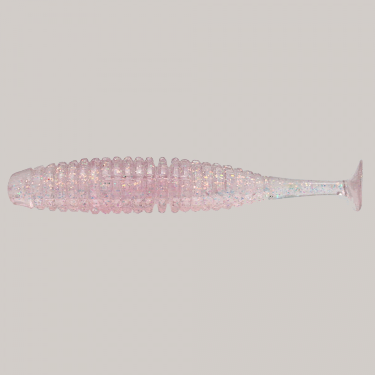 issei UMITARO CARAMEL SHAD 4" (5 pcs/pack) #035 UV RAINBOW