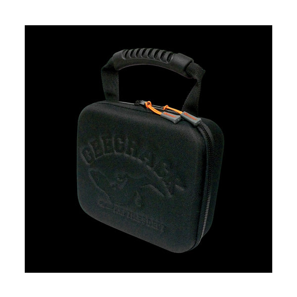 GEECRACK SEMI HARD CASE M : 18.5cm×22cm×9cm BLACK fishing accessory