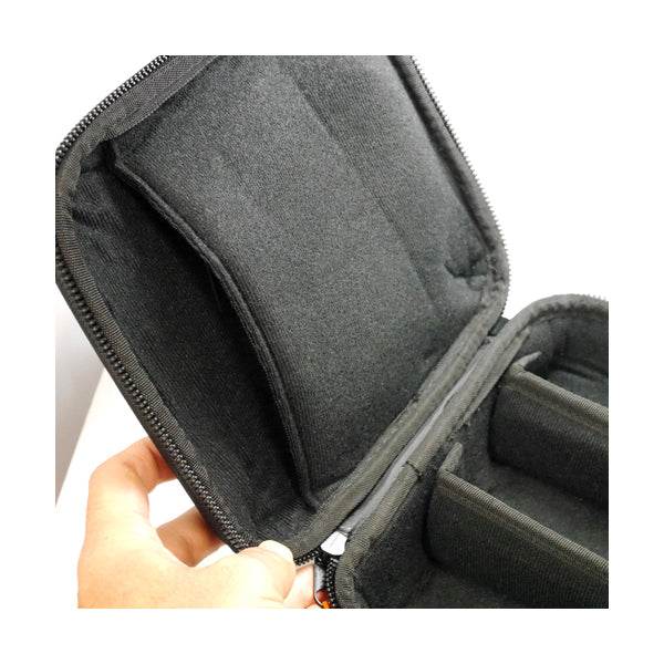 GEECRACK SEMI HARD CASE M : 18.5cm×22cm×9cm BLACK - Britannic Trade