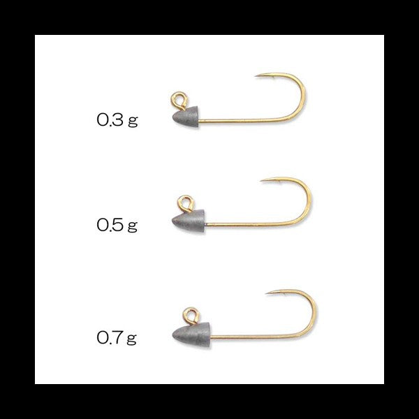 GEECRACK GIGA AJI JIG HEAD #4 : 0.5g (5 pc/pack) fishing terminal tackle