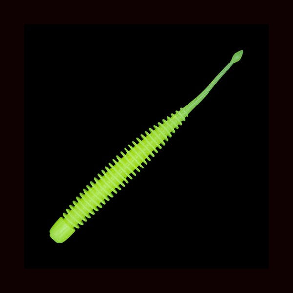 GEECRACK PIKUPIKU PINTAIL 2.5" (10 pcs/pack) #S503 HONEY CHART GLOW saltwater fishing lure