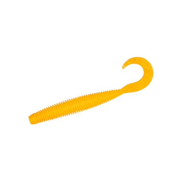 GEECRACK TAIRABA SUPER CURLY 3" (7 pcs/pack) #S518 UV ORANGE saltwater fishing lure